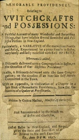 mather providences witchcraft puritan